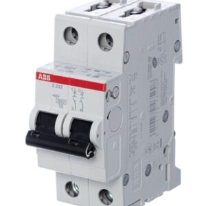 Выключатель автоматический модульный 2п C 6А 6кА S202 C6 ABB 2CDS252001R0064 оптом купить цена