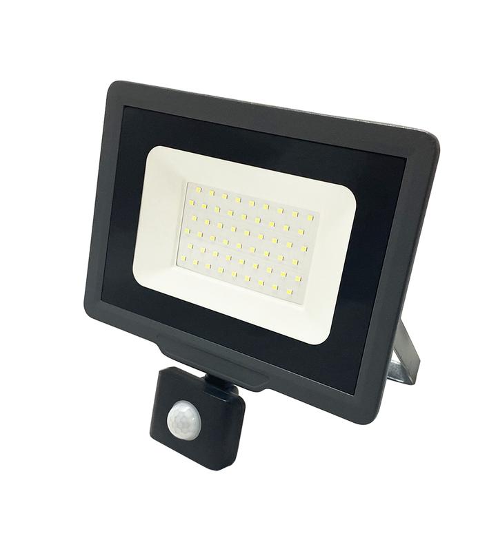 Прожектор светодиодный PFL-C3 SENSOR 50Вт 6500К IP65 закален. прозр. стекло JazzWay 5026940A купить оптом выгодно Прожектор светодиодный PFL-C3 SENSOR 50Вт 6500К IP65 закален. прозр. стекло JazzWay 5026940A оптом купить цена